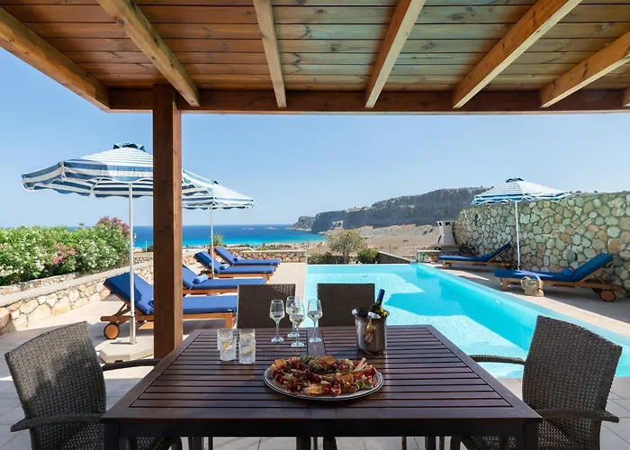 Villa Aegean Blue View With Private Pool And Seaview