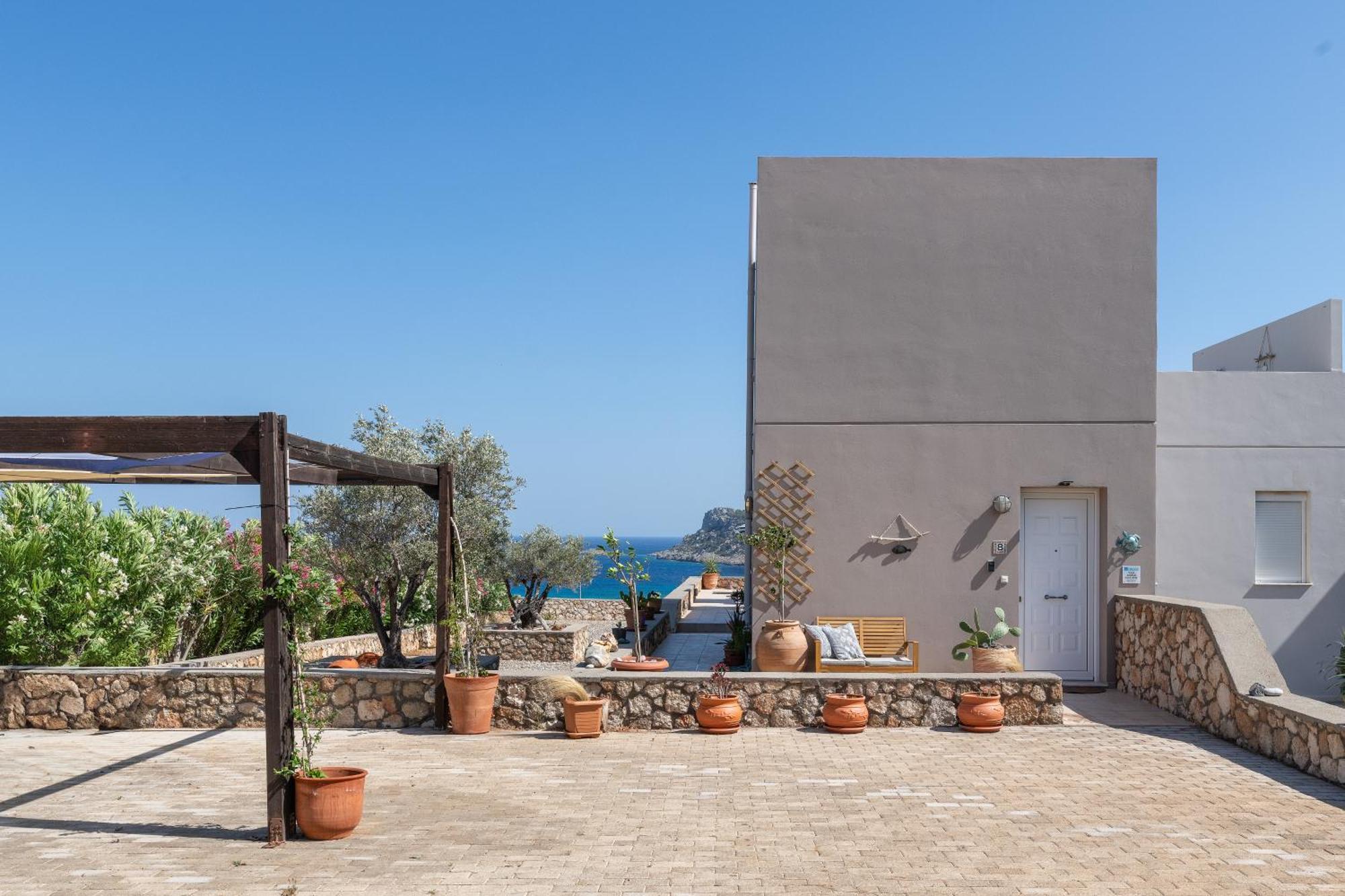 Aegean Blue View With Private Pool And Seaview Lindos (Rhodes)